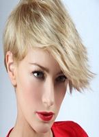  modne blond fryzury krótkie,  galeria  ze zdjęciami fryzur dla kobiet w katalogu z numerem  66